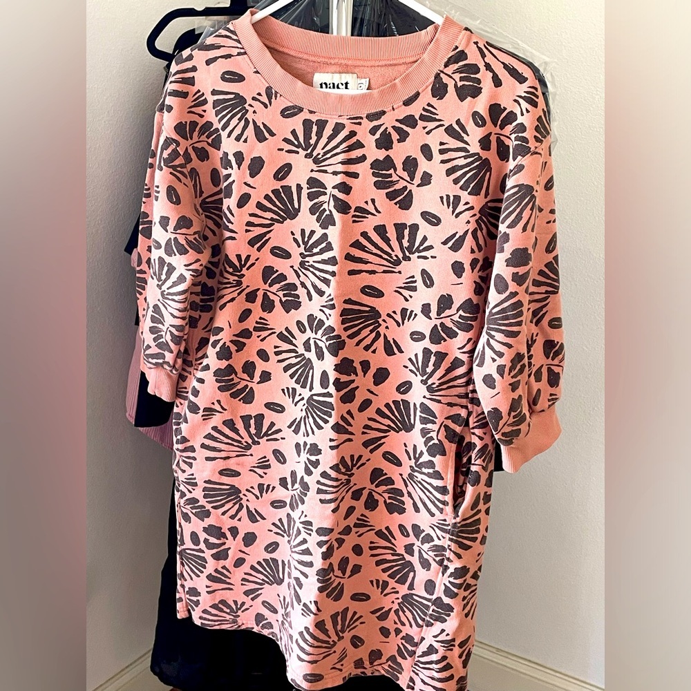 Pact Cotton Tunic Dress Small